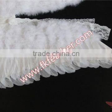 Party Supplies Decorations White Big Angel Wings With Goose Feather