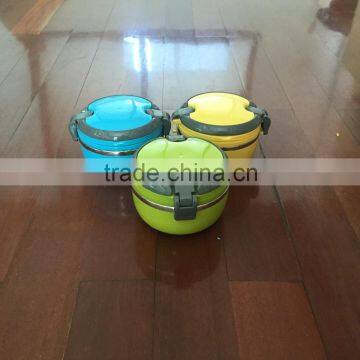 Cheap price of multi colors for plastic stainless steel tiffin storage box to carry lunch food