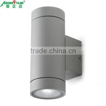 Black/White/Grey/Silver aluminum housing 12W exterior wall lamp