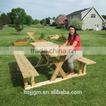 outdoor wooden garden treasures patio table