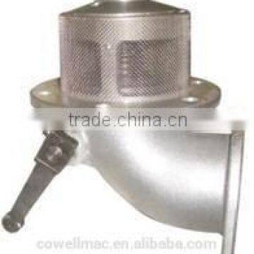 aluminum manual bottom valve 3" 4" tank truck parts