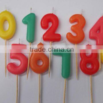 Wholesale Candle Paraffin/Wax Number Candle for Home Decoration
