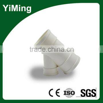 YiMing Pvc 45 Degree y Tee for Pvc Pipe Fittings photo-2