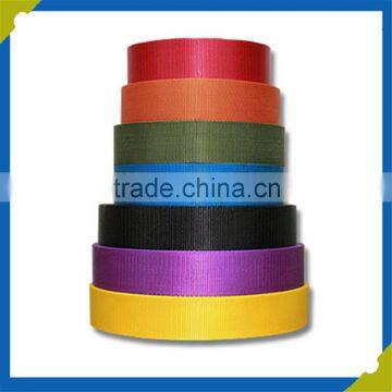 High Quality colorful webbing belt manufacturer of polyester webbing for safety belt