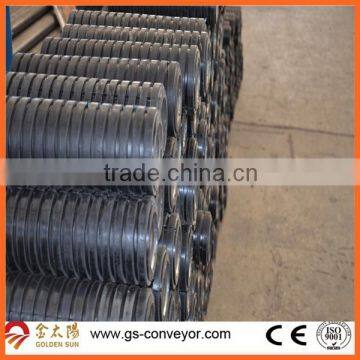 rubber disc impact idlers,ISO rubber lagged impact idlers,Training impact idler manfuacturer