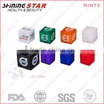 square shape strong mints for promotion