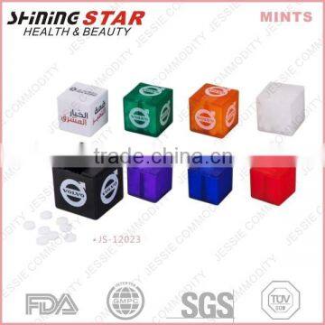 square shape strong mints for promotion