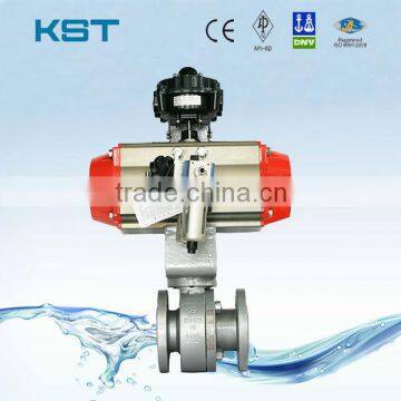 Pneumatic Metal Seated 2PC Forged Floating Ball Valve