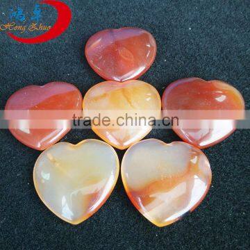 natural semi-precious stone in heart shape