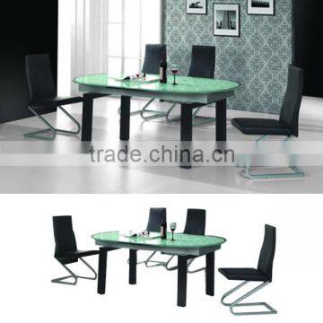 Temper Glass Dining Room Tables(ST-026B) photo-2