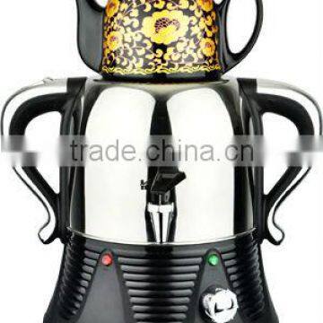 4.0L Electric Russian s/s Samovar CA-800G black with ceramic teapot