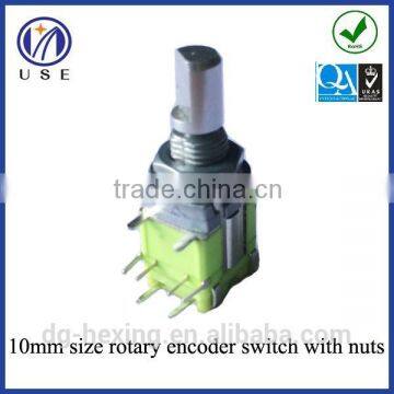10mm Size Rotary Pulse Encoder With Push Button Switch photo-2