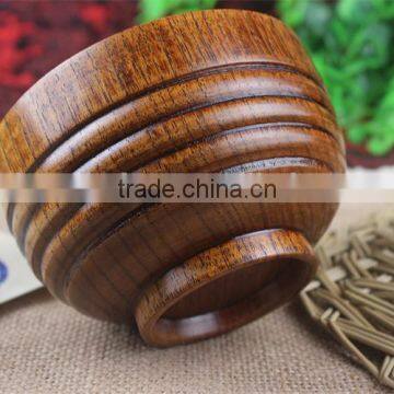 Eco-friendly solid wood bowl