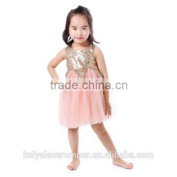 wholesale baby girl party dress cute pink kids clothes princess lace tutu dress frocks sequins dress children summer girl dresse