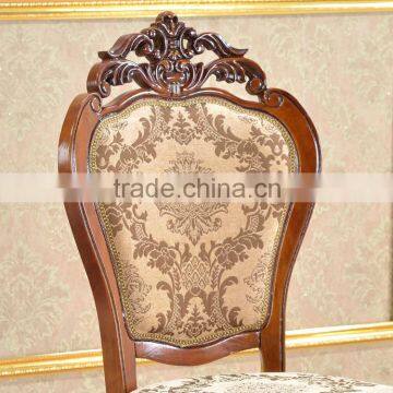 Antique Eco-friendly Solid Wood Chair Dining Table Chairs photo-2