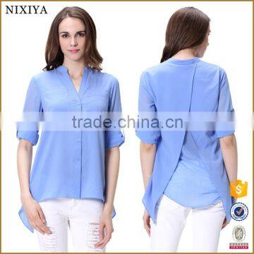 2016 Summer Chiffon Shirt Women Office Shirt Women Thin Shirt