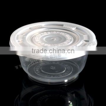 600ml bowl shape food container with lid