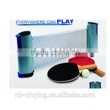 Adjustable Sport equipment Table Tennis Set Portable Travel Ping Pong Set