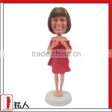 customized sexy woman bobble head