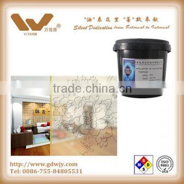 Acid resistant ink for glass frosting masking, glass decoration, glass etching