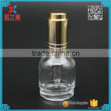 25ml attar oil round glass bottle with press dropper