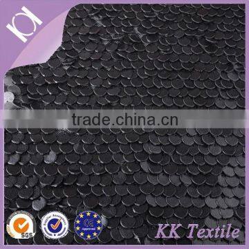 guangzhou fabric market modern design fantasy sequin embroidery fabric