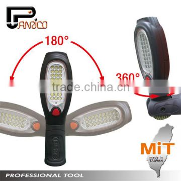 Taiwan Folding LED Work Light Flashlight Waterproof with Magnetic and Hook