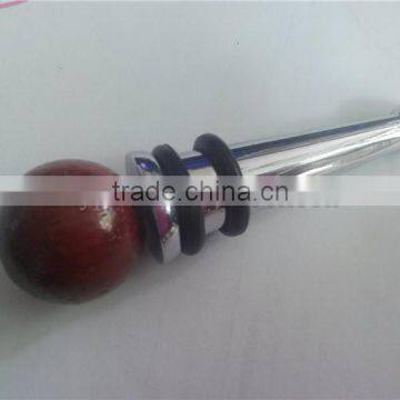 Popular Wood Ball Shape Bottle Wine Stopper photo-4