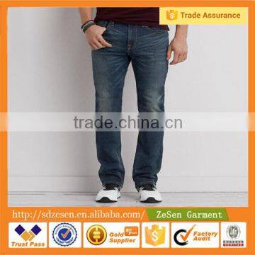 Guangdong Factory Basic 5 Pockets Style with Good Price of Denim Jeans