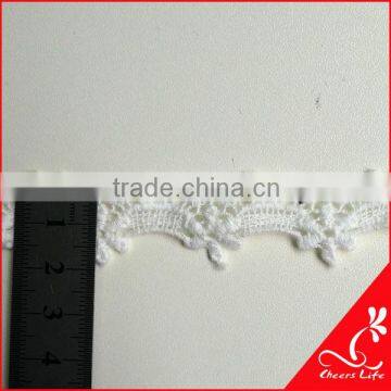 Cheerslife QH02089 white cotton lace embroidery fabric