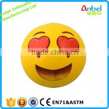 Giant Love Face Emoji Inflatable Beach Ball