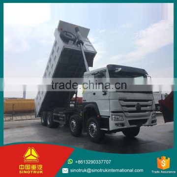 371hp 1 year HOWO 8X4 dump truck / dump truck size