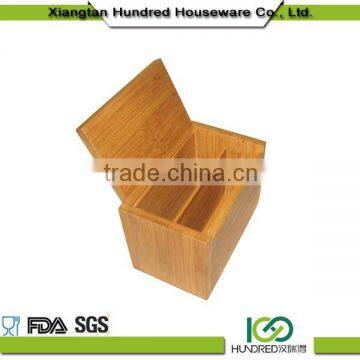 Trade Assurance Gold Supplier direct from ChinaBamboo Tea Box with Cover