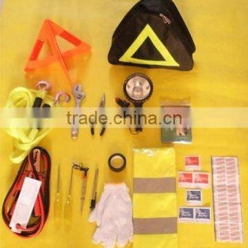 car emergency kit, auto hardware repair tool on road