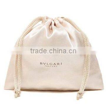 Yiwu wholesale promotion silky satin gift jewerly draw string bag