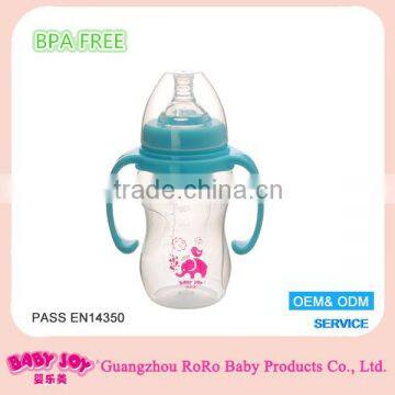 2016 Wide Neck Scrub Design PP Plastic Baby Bottle With Scale photo-3