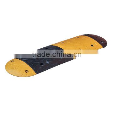 Durable road traffic rubber speed ramp