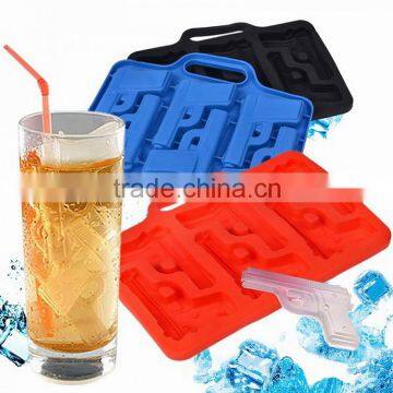 Party Drink Ice Tray Cool Pistol Gun Ice Cube Style Ice Mold Ice Maker Mould ZH641