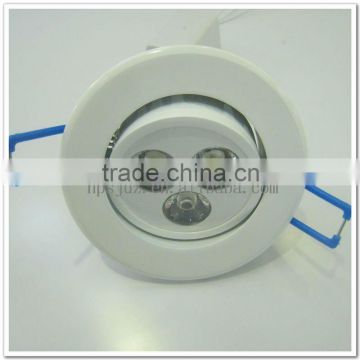 White paint 3w dimmable led ceiling light