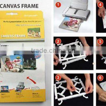 promotion gift perfect DIY canvas frame without machine,no software,just frame at home with minicolor kits