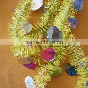 PET Wire Thin Strips and Eggs Plastic Easter Garland photo-5