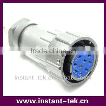 FQ24 4&6core Male Panel Industrial Waterproof Connector