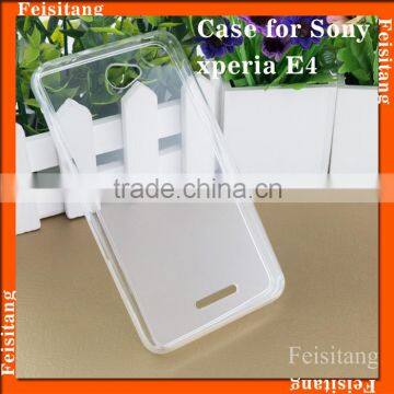 Sell like hot cakes ultra-thin soft shell for SONY E4 transparent plastic