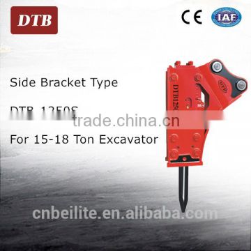 Side Hydraulic Hammer Pile Driving for 15 to 18 ton excavator attachment