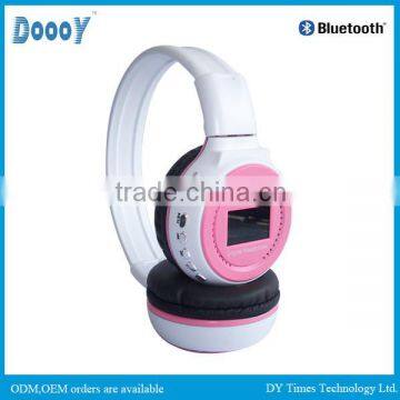 faschion wireless bluetooth headphone with fm radio ShenZhen manufacturer