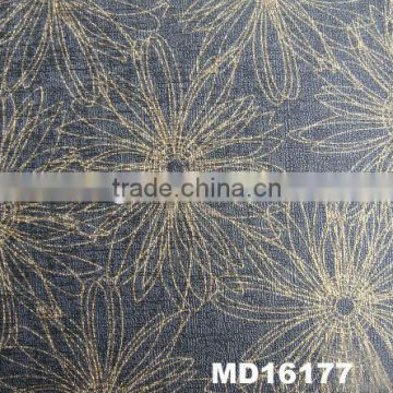 Decorative leather Semi PU leather for furniture MD16177