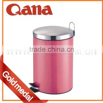 Hot Sale Alibaba Trade Assurance Supplier Beautiful Fashionable and Colorful Home Use Stainless Steel Foot Petal Bin