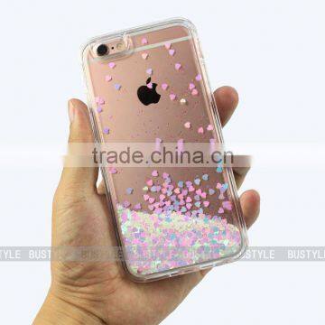 Custom Transparent Liquid Glitter Case for IPhone for Samsung Mobile Phone Cover Quality Choice photo-2