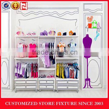 Large wall display multifunctional shelf