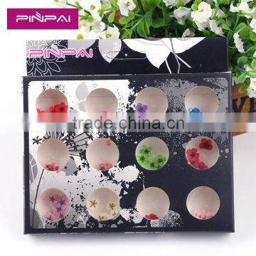 2016 12 Colors Dried Dry Flower UV Gel Acrylic False Tips Nail Art Decoration Real Flower photo-2